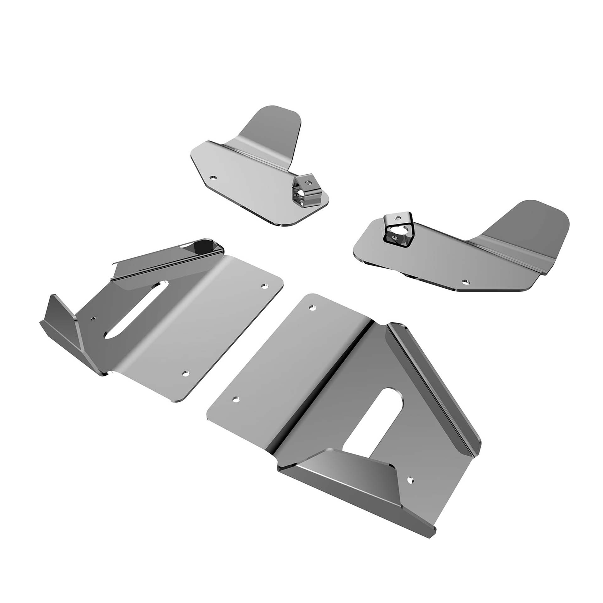 PROTE��ES DE TRIANGULOS ALUMINIO 3mm CFORCE 850 XC / 1000