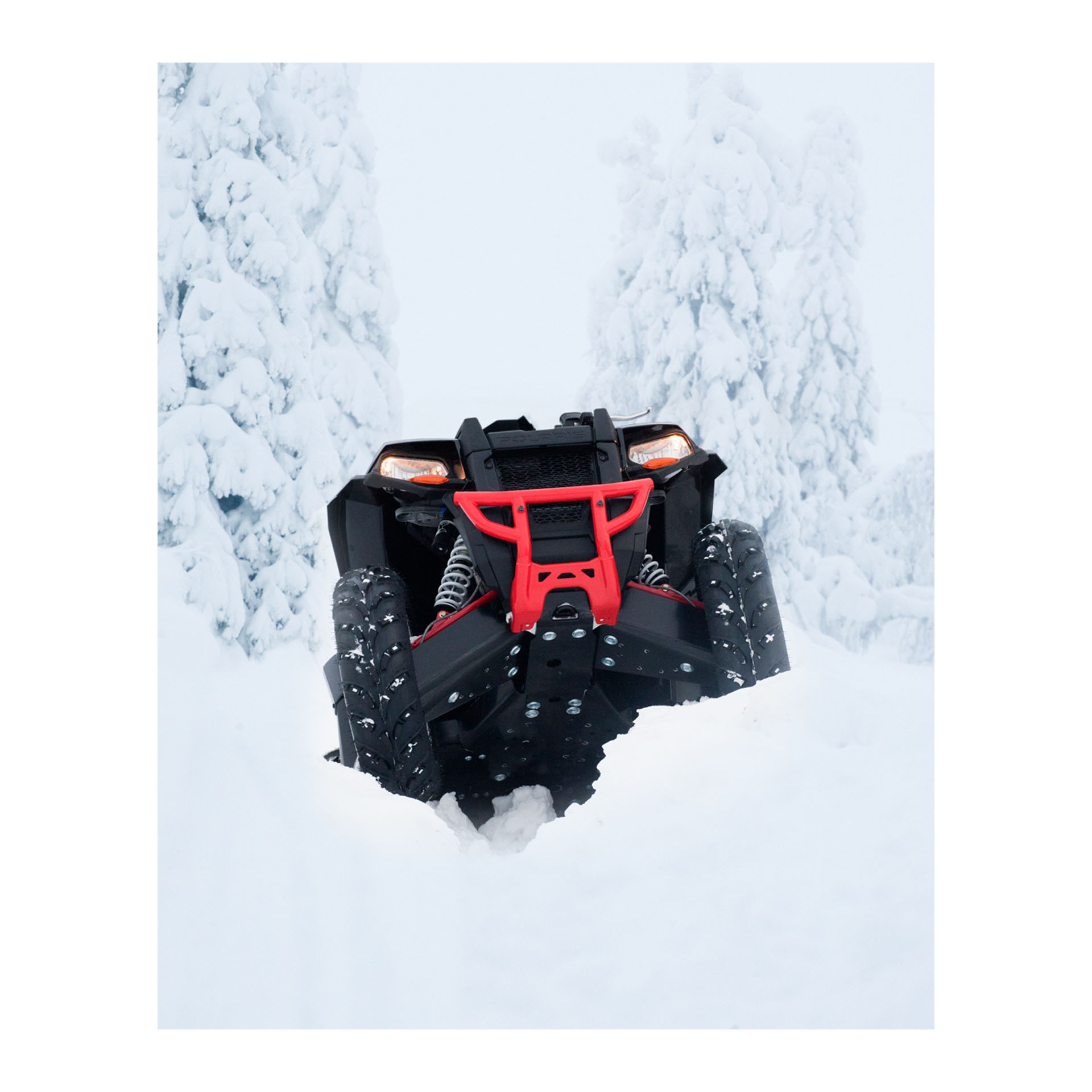 SKID PLATE FULL SET (PLASTIC) - POLARIS SCRAMBLER