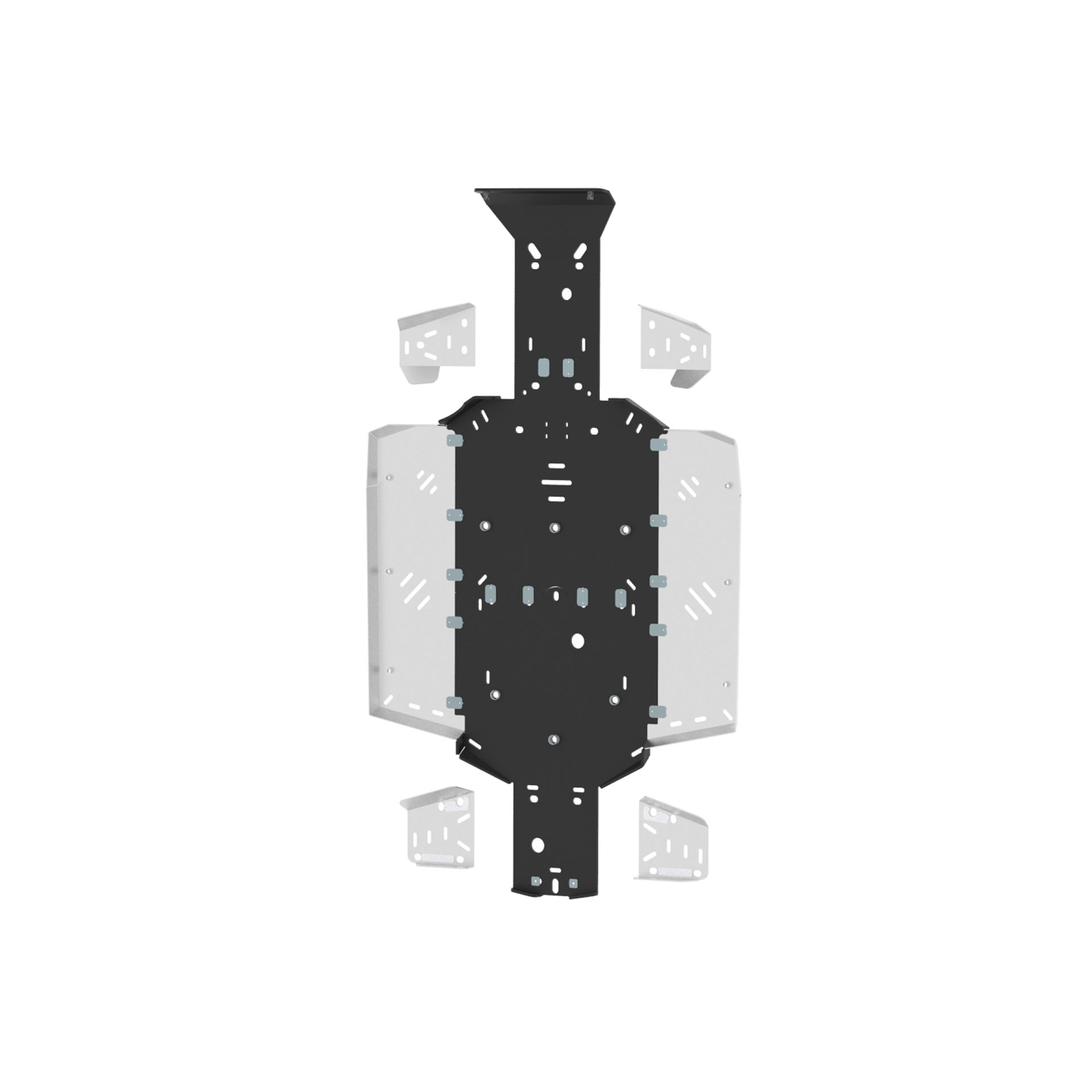 KIT PROTE��O INFERIOR COMPLETO PL�STICO - UFORCE 550 / 800