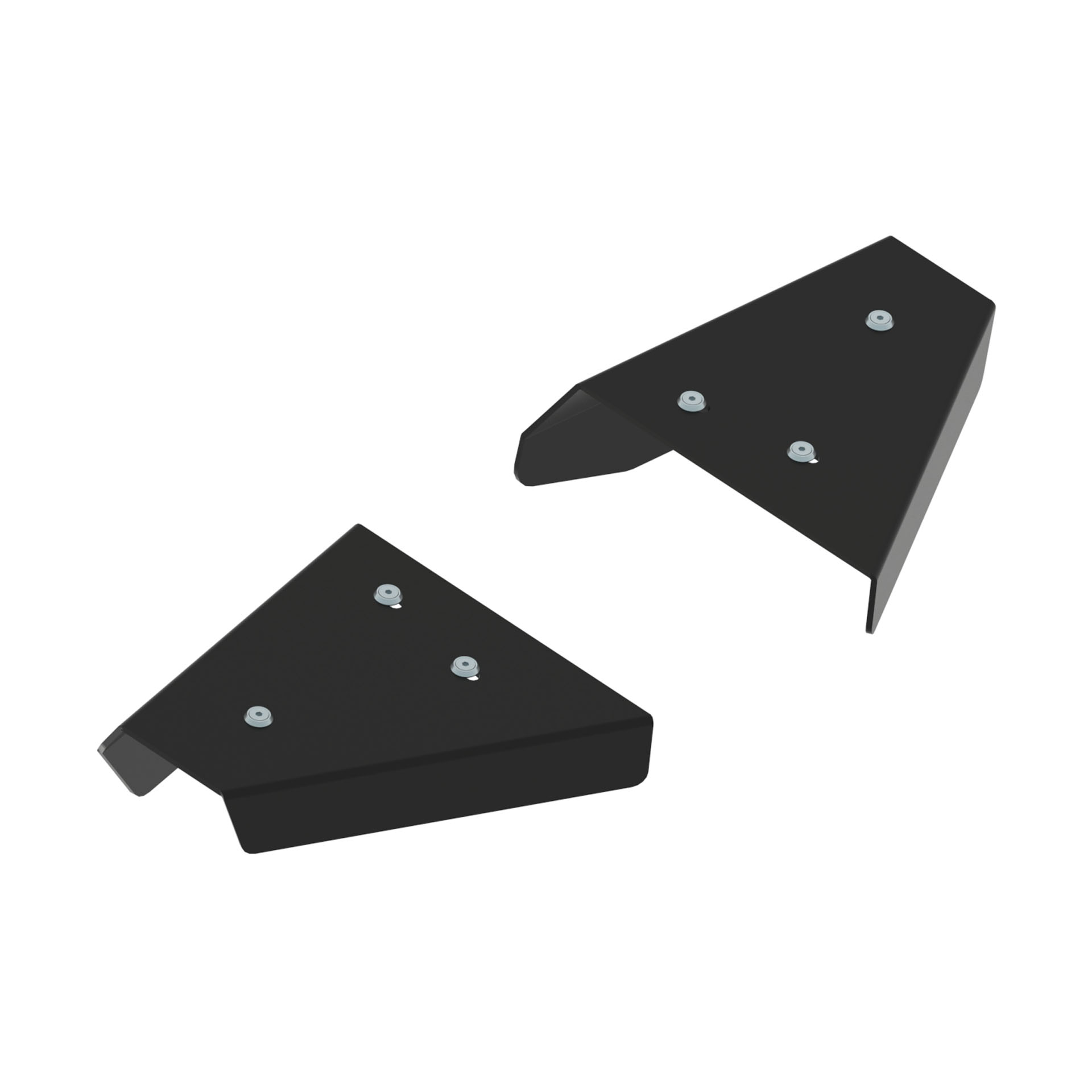 KIT PROTE��O TRI�NGULOS FRONTAIS PLAS - KAWASAKI KVF