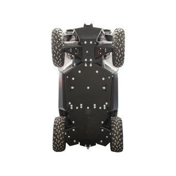 SKID PLATE FULL SET (ALUMINIUM/PLASTIC) - POLARIS ACE