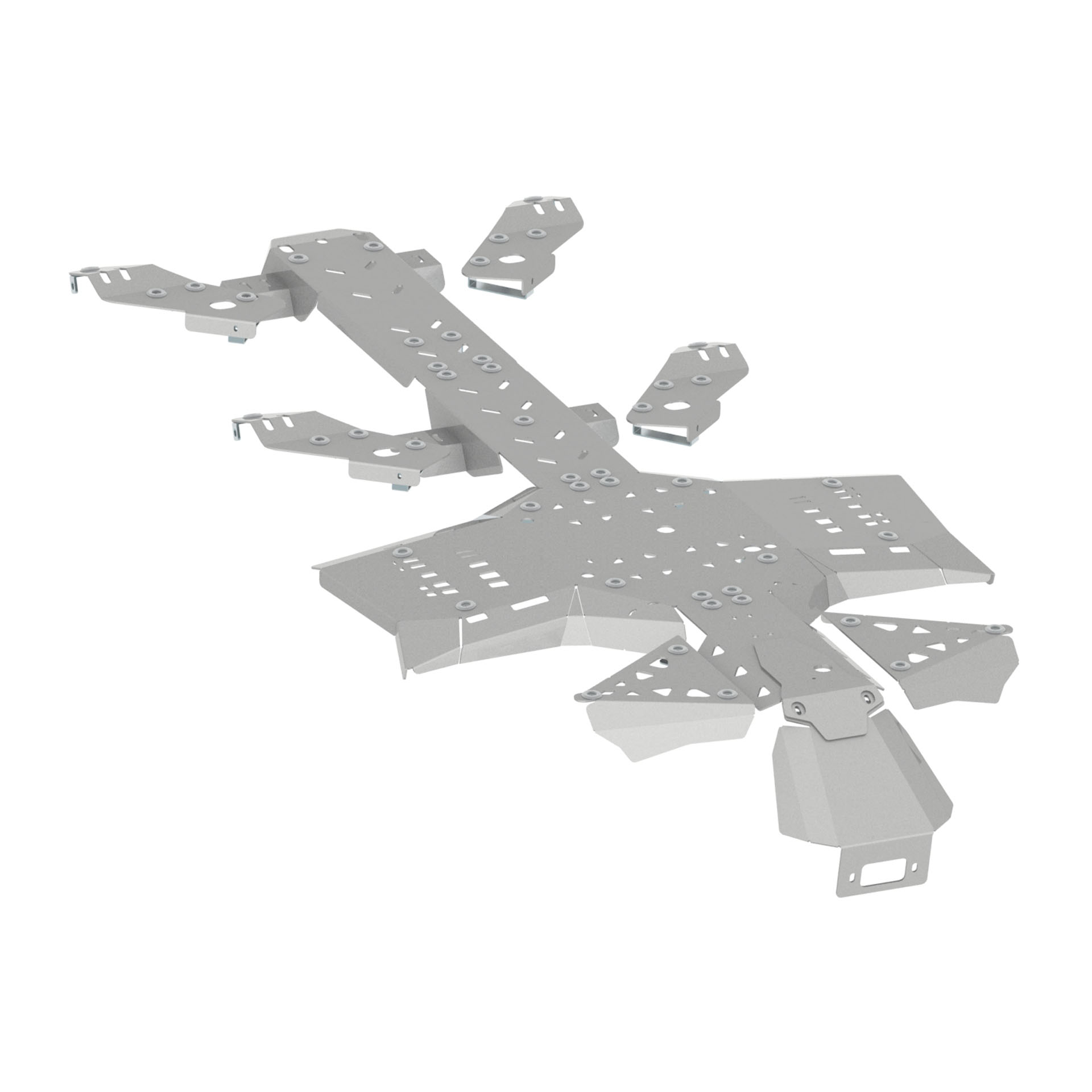 KIT PROTE��O INFERIOR COMPLETO ALU - CANAM G2 OUTLANDER