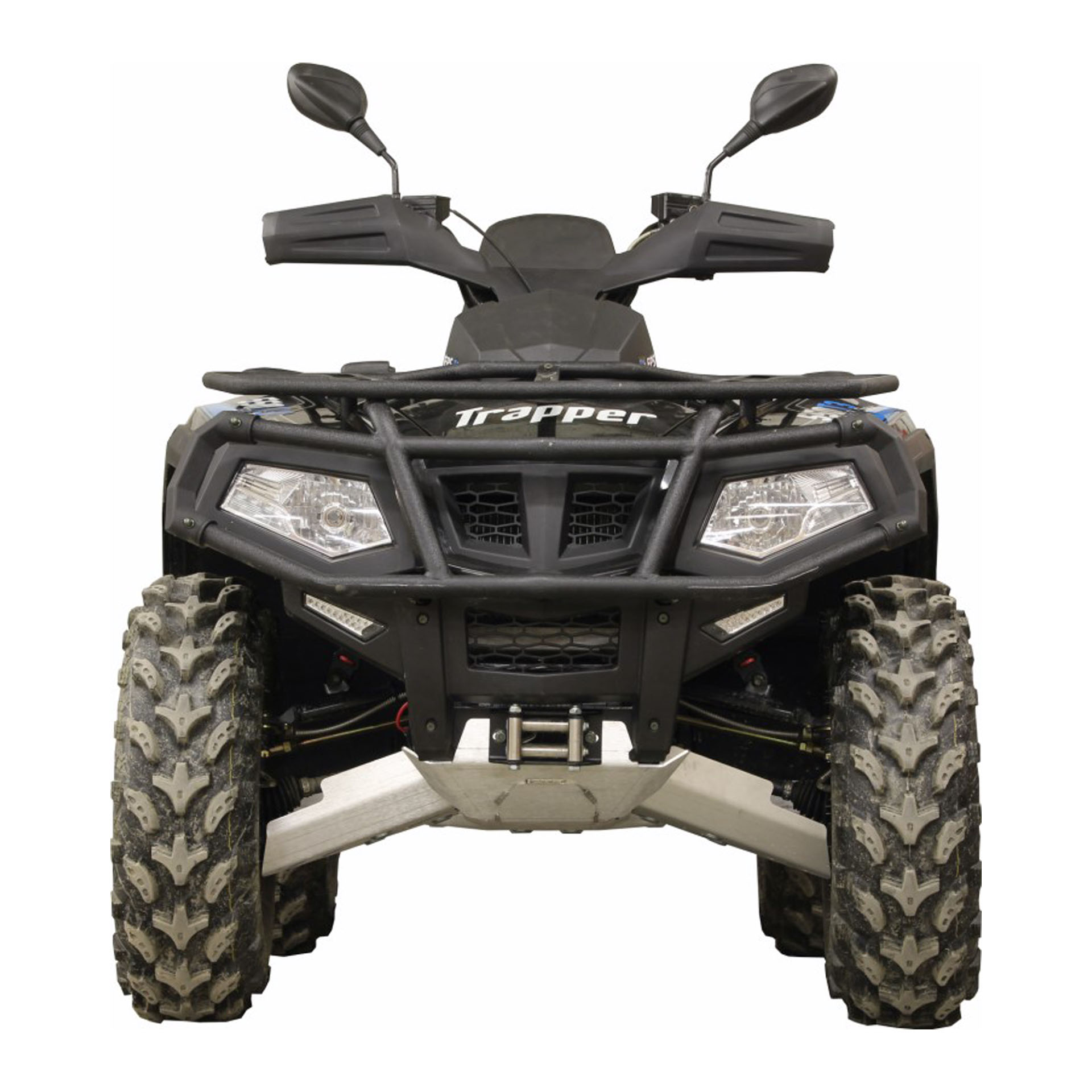 SKID PLATE FULL SET (ALUMINIUM) -TRAPPER / HISUN SKID PLATE FULL SET (ALUMINIUM) -TRAPPER / HISUN