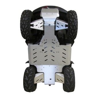 SKID PLATE FULL SET (ALUMINIUM) - SUZUKI KINGQUAD