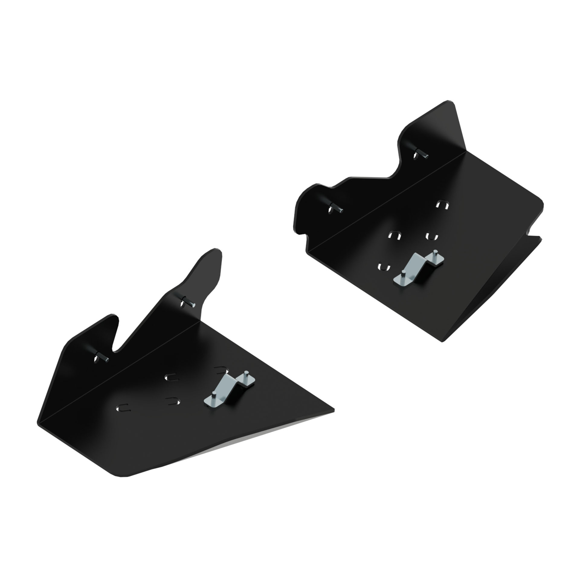 KIT PROTE��O TRI�NGULOS TRASEIROS PLAS - SUZUKI KINGQUAD