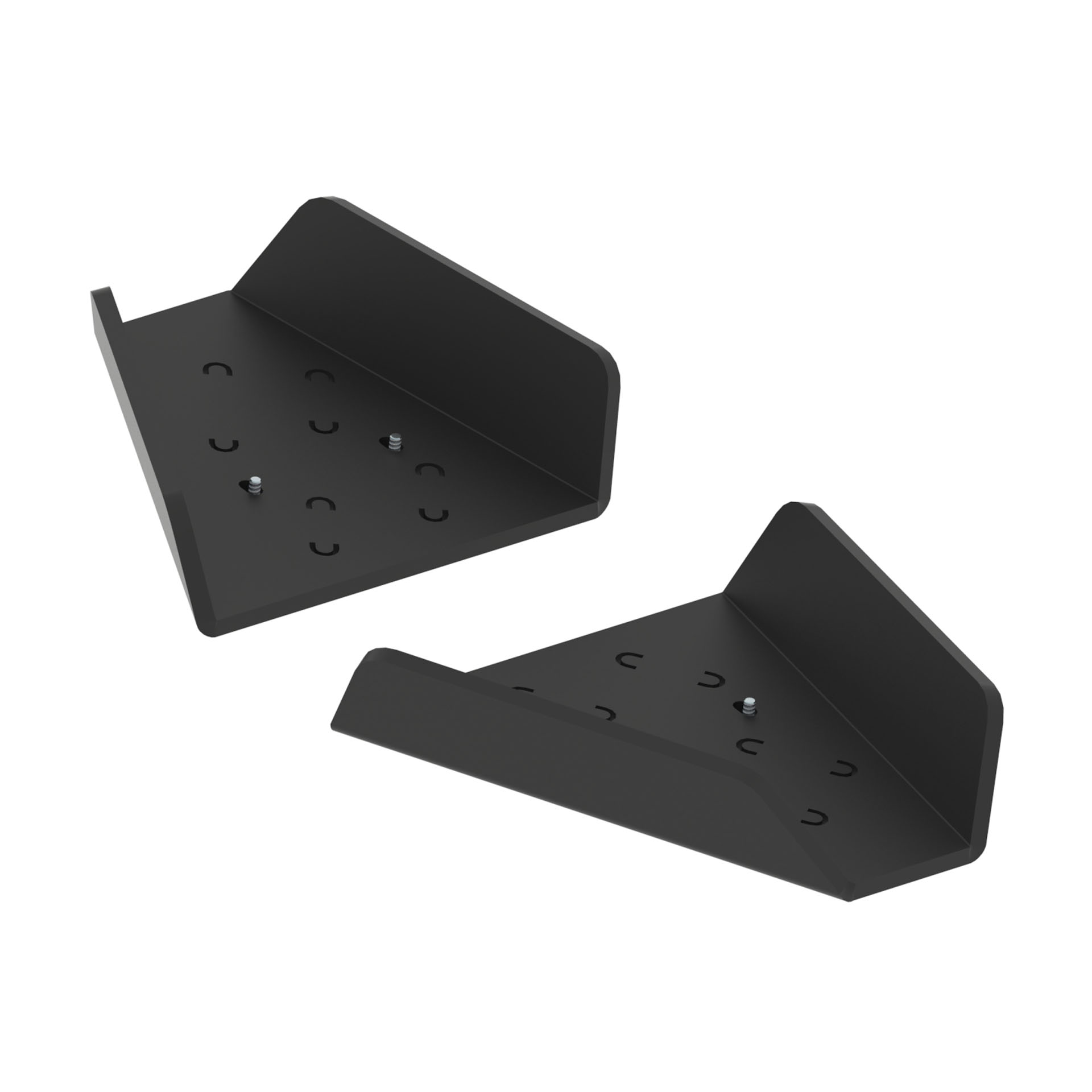 KIT PROTE��O DE TRI�NGULOS FRONTAIS PL�STICO - CFMOTO X8 LUX