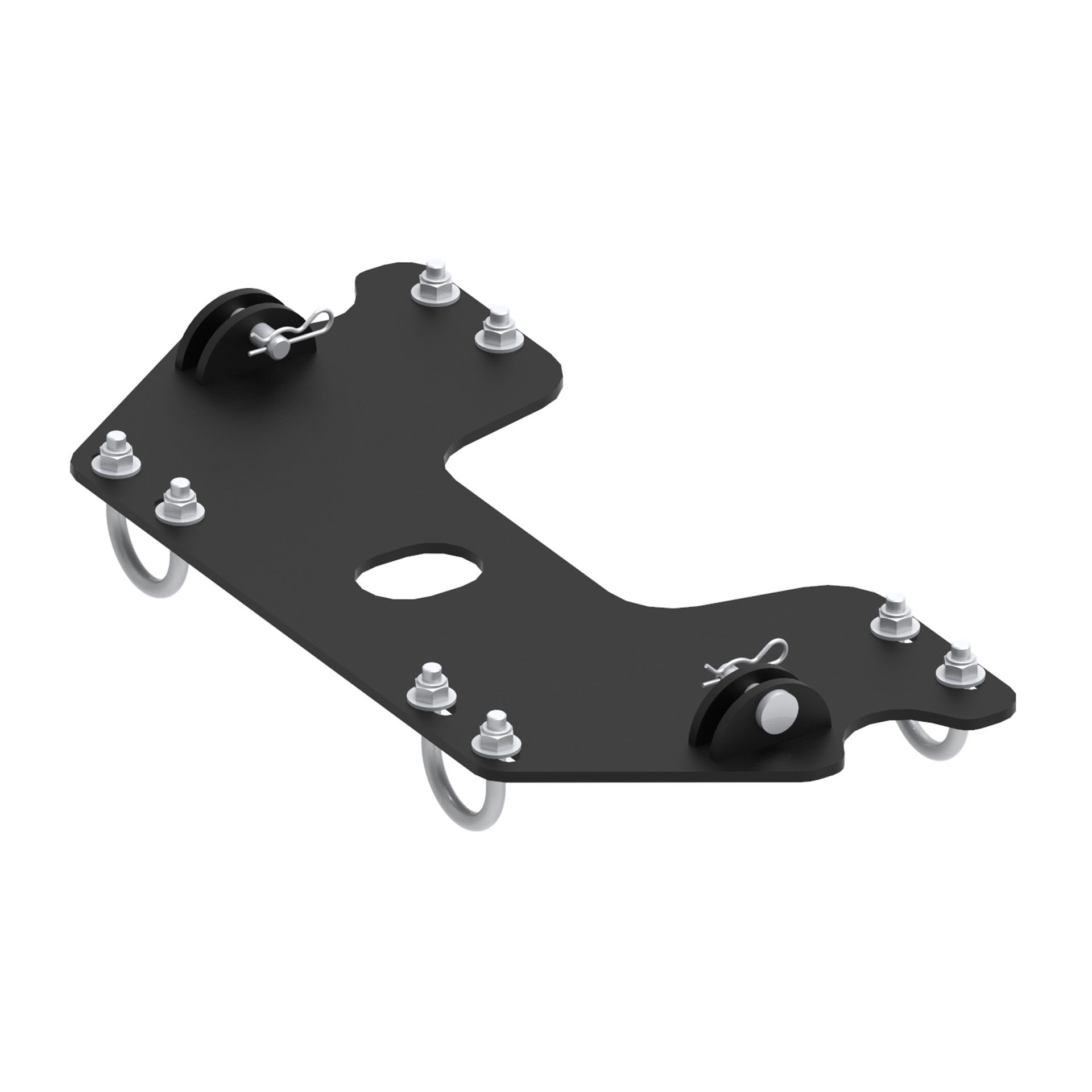 MID-MOUNT ADAPTER - YAMAHA GRIZZLY / KODIAK MID-MOUNT ADAPTER - YAMAHA GRIZZLY / KODIAK