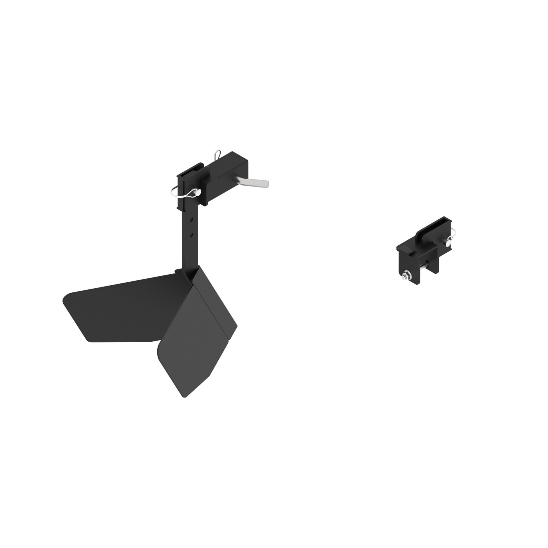 FURROW PLOUGH: TWO BOTTOM PLOW: (RECEIVER MOUNT SYSTEM)