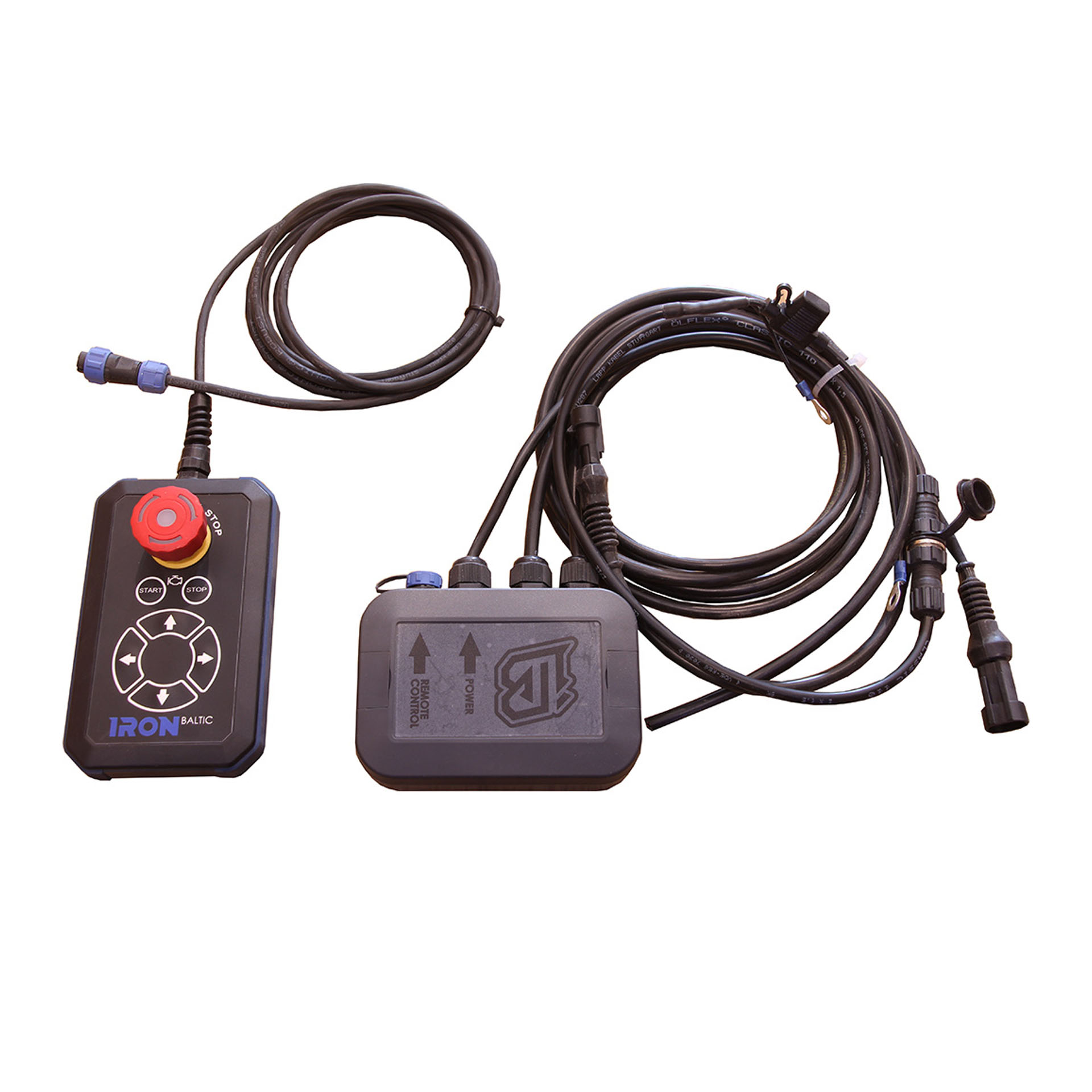 REMOTE CONTROL SET WITH WIRING AND RELAYS FOR IB SNOW BLOWER REMOTE CONTROL SET WITH WIRING AND RELAYS FOR IB SNOW BLOWER