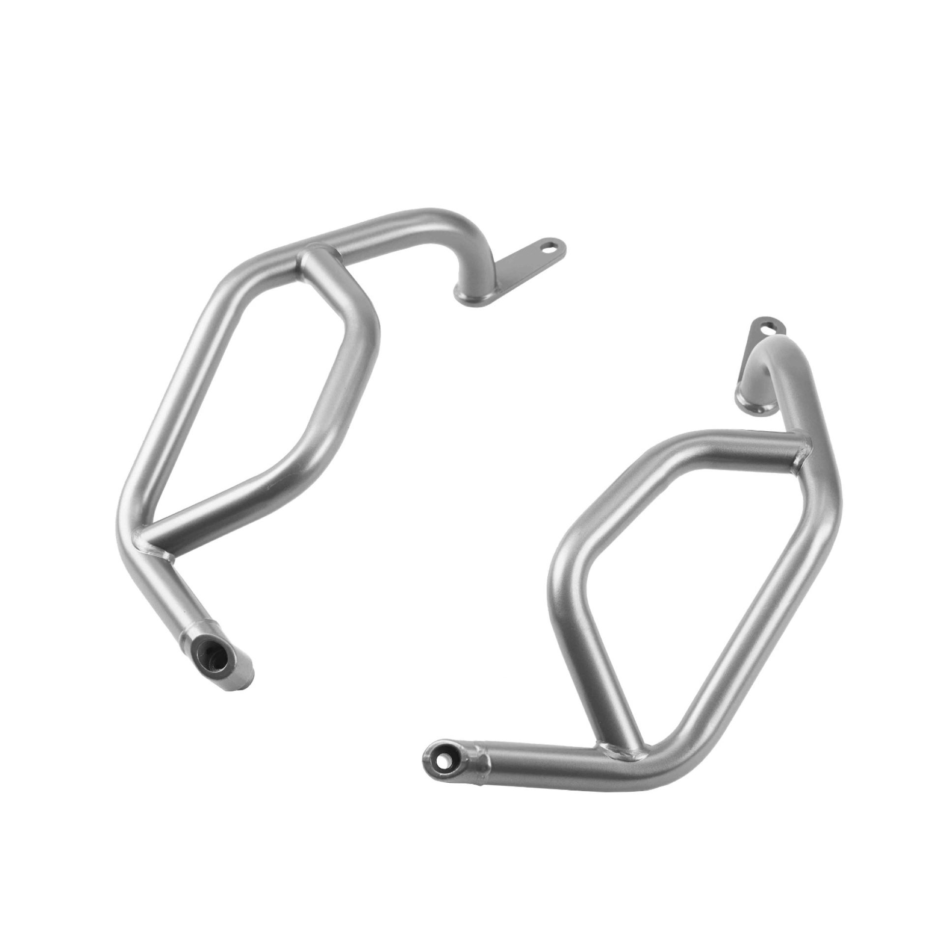 CONJUNTO CRASHBARS INFERIOR CINZA 450MT