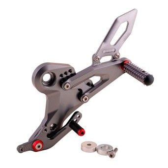 POUSA-PES ESQUERDO DESPORTIVO TITANIO 450SR / 450SR-S