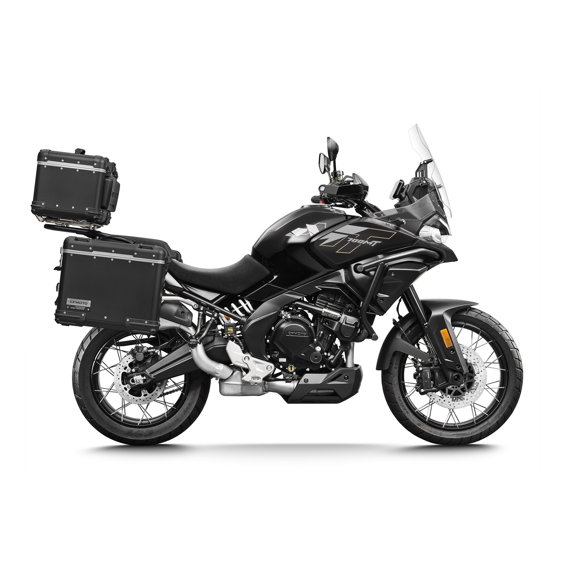 KIT COMPLETO MALAS ALUM�NIO PRETO 700MT ADV