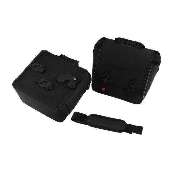 CONJUNTO ALFORGES LATERAIS PRETAS CF 700 CL-X ADV