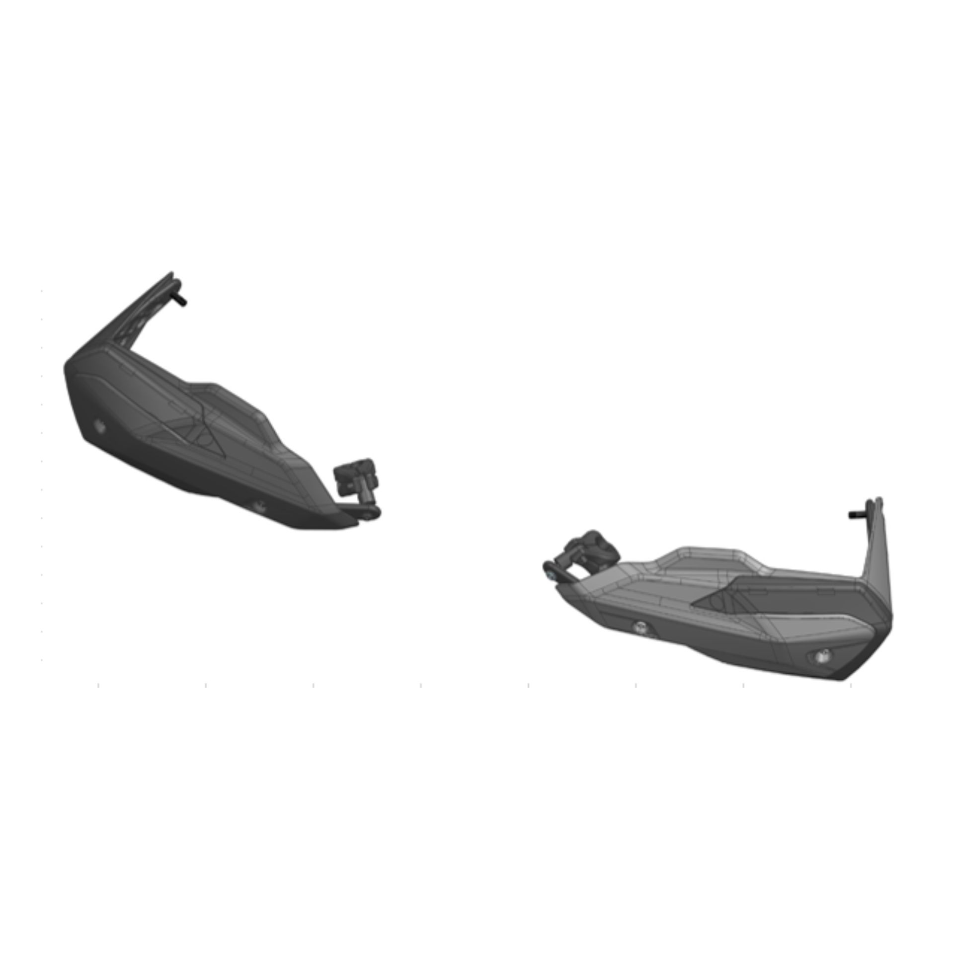 PROTEÇÕES DE MÃOS CFORCE 450/520 S/L PRETAS PROTEÇÕES DE MÃOS CFORCE 450/520 S/L PRETAS