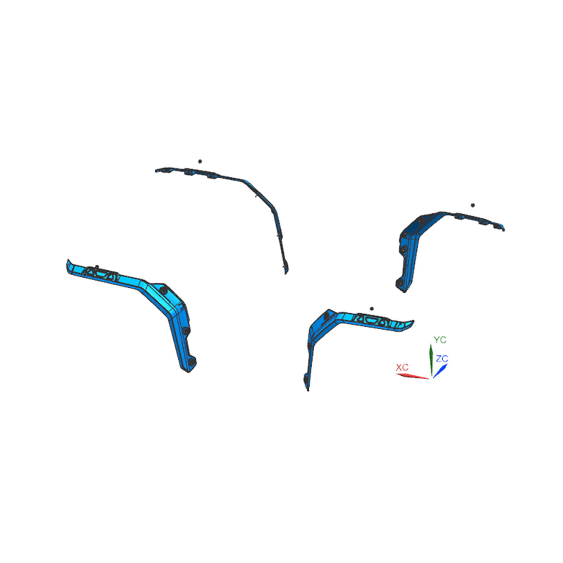 KIT EXTENSORES GUARDA LAMAS GOES TERROX 1000 KIT EXTENSORES GUARDA LAMAS GOES TERROX 1000