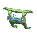 PROTE��O TRASEIRA CFORCE (C/ SUP MATRICULA) C4/C5