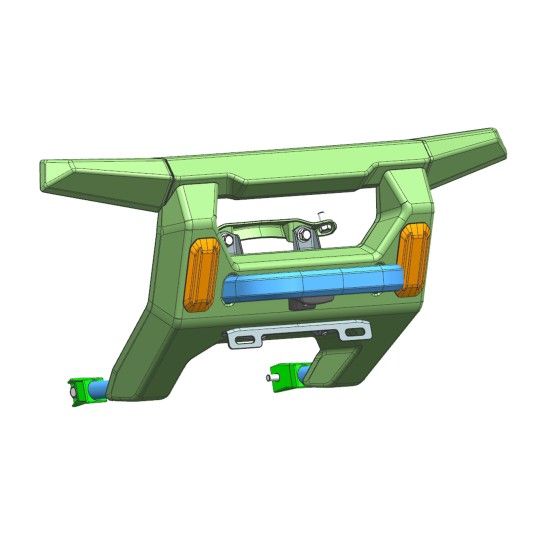 PROTE��O TRASEIRA CFORCE (C/ SUP MATRICULA) C4/C5