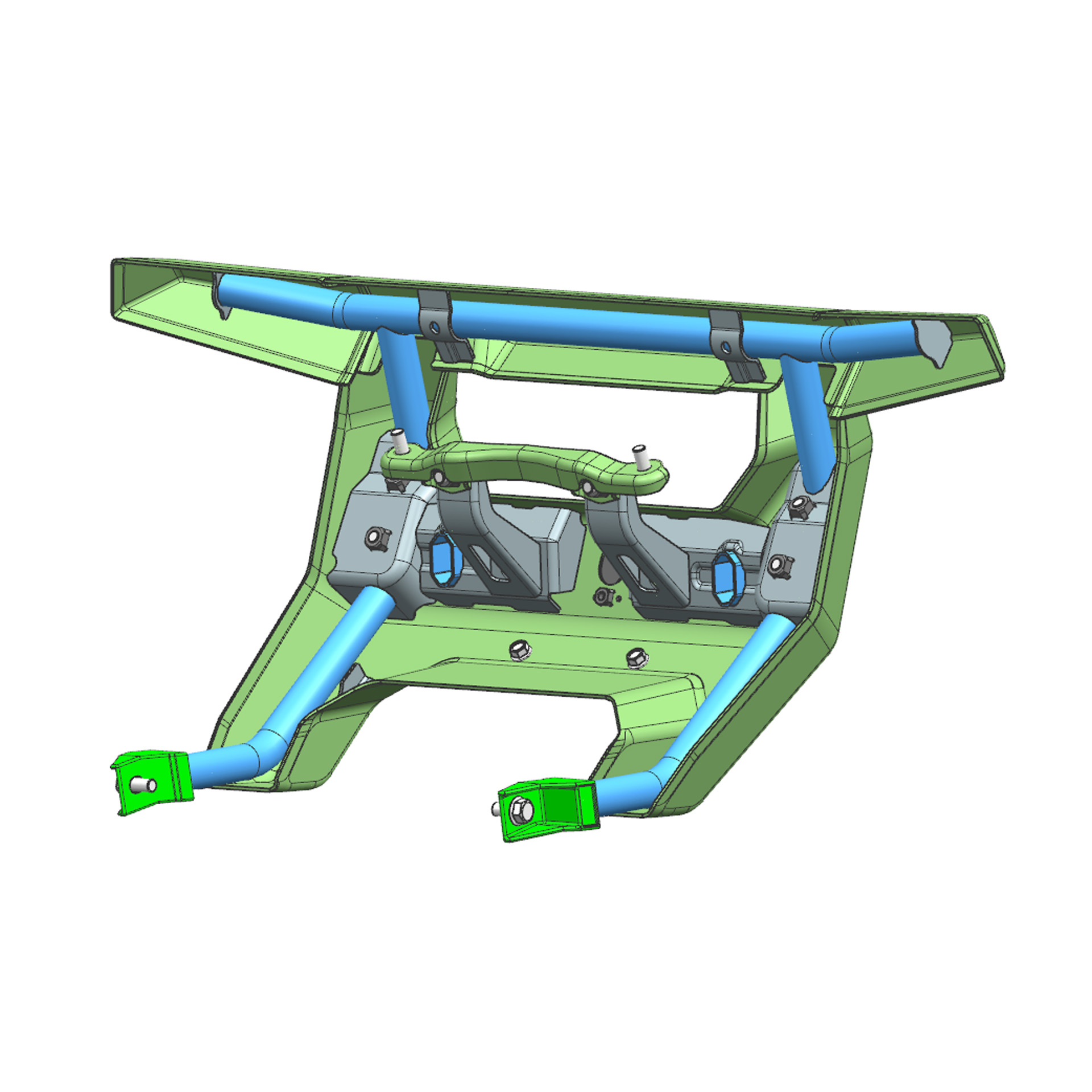 PROTE��O TRASEIRA CFORCE (C/ SUP MATRICULA) C4/C5