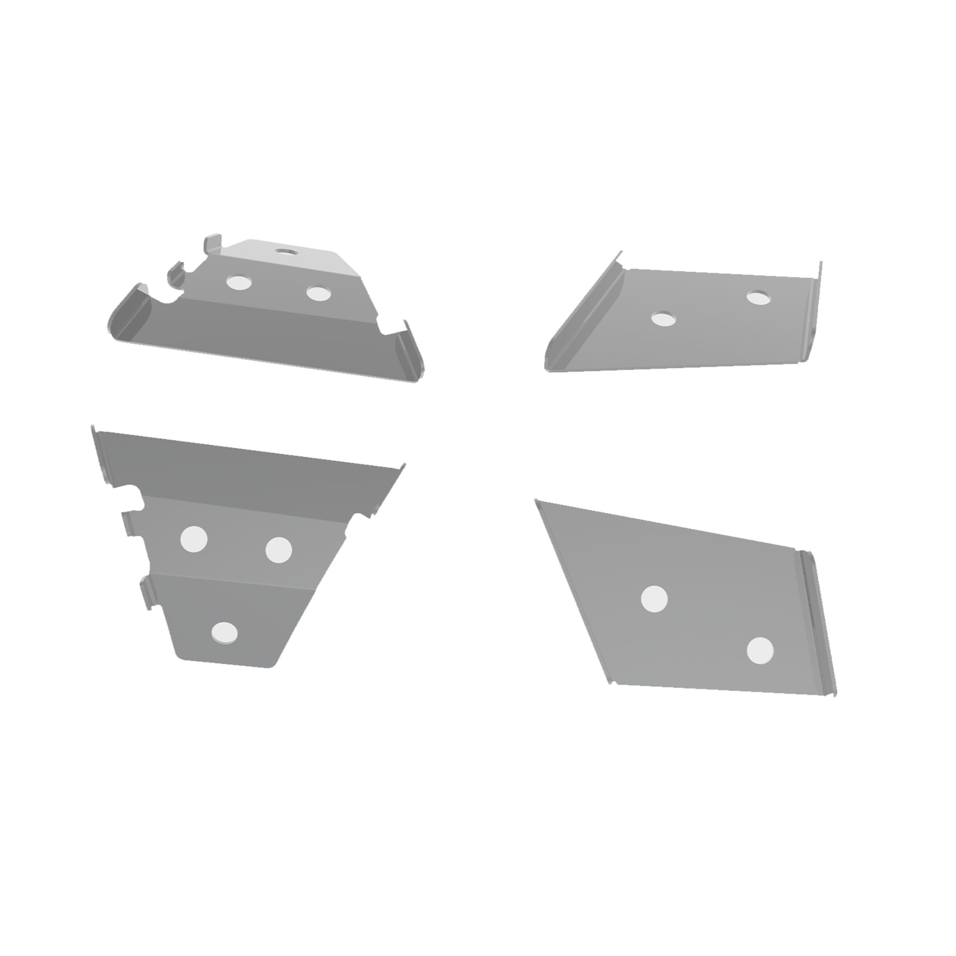 PROTE��ES TRIANGULOS ALUMINIO GOES TERROX 550 / C4/C5