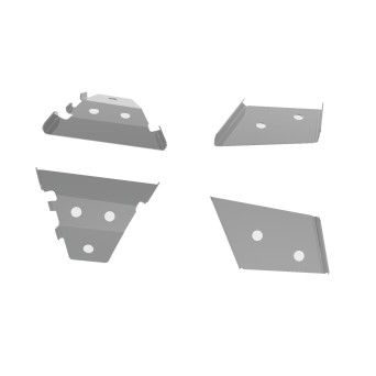 PROTE��ES TRIANGULOS ALUMINIO GOES TERROX 550 / C4/C5