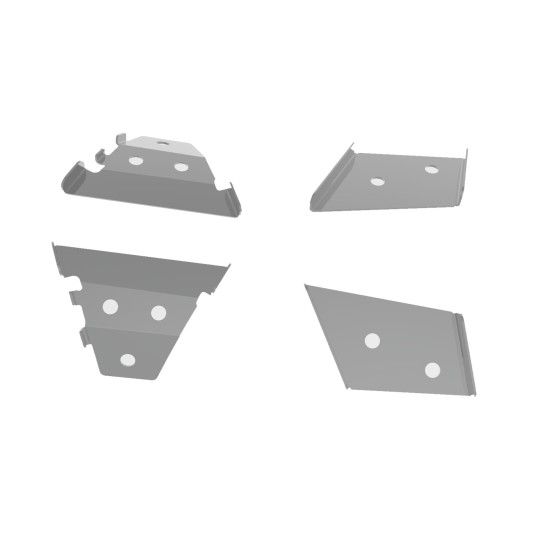 PROTE��ES TRIANGULOS ALUMINIO GOES TERROX 550 / C4/C5