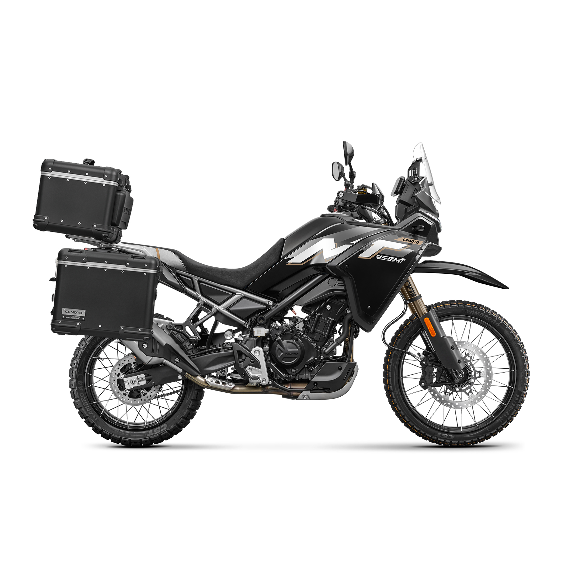 KIT COMPLETO MALAS ALUM�NIO 450MT PRETO